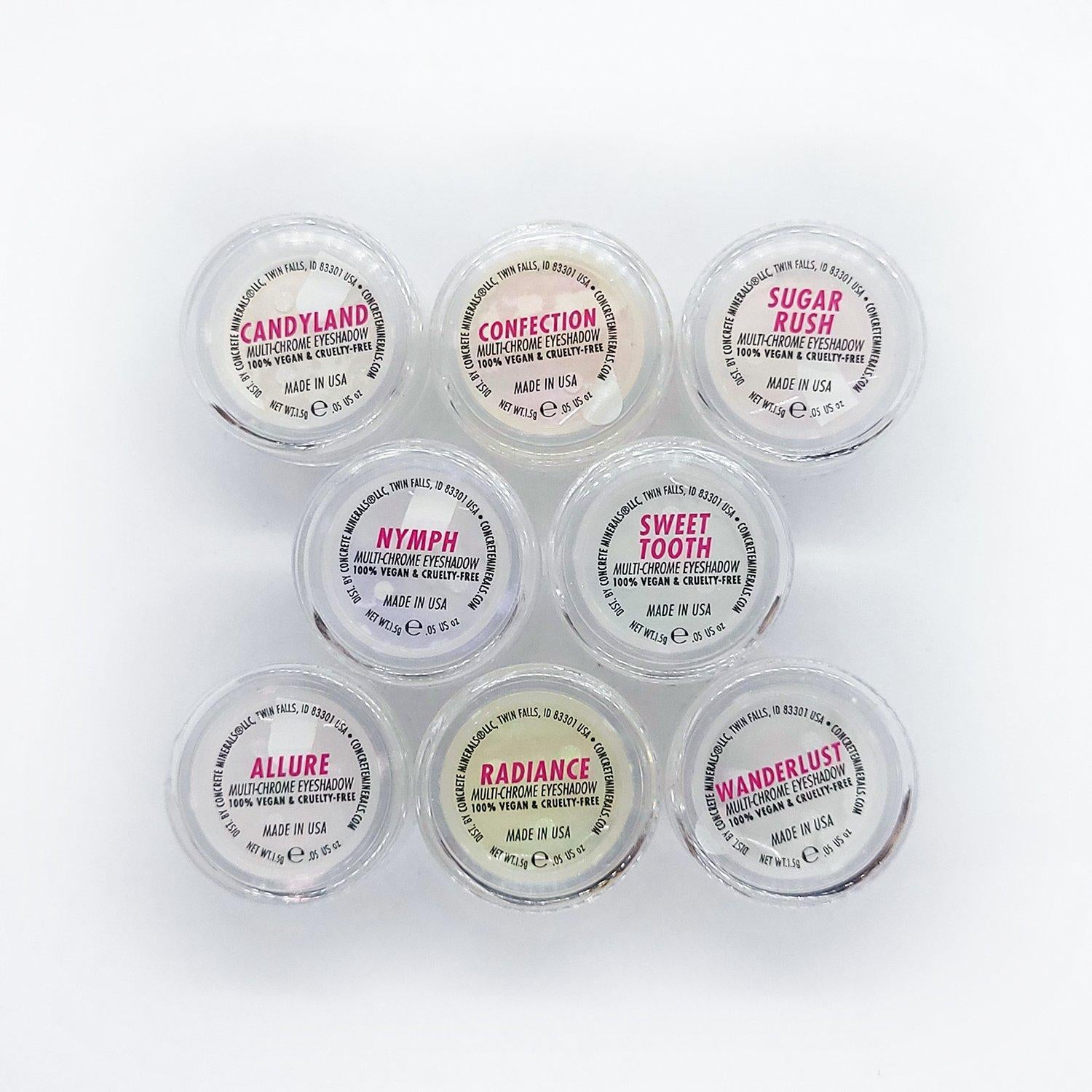 Frosted Multichrome Sample Bundle – Concrete Minerals